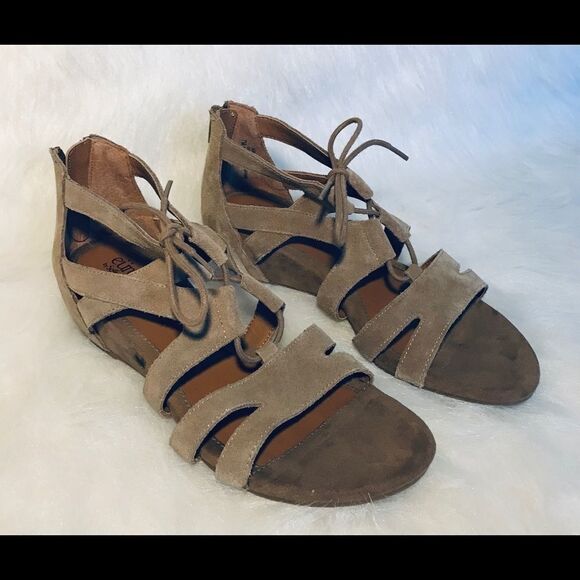Eurosoft suede wedge sandals - Picture 1 of 6